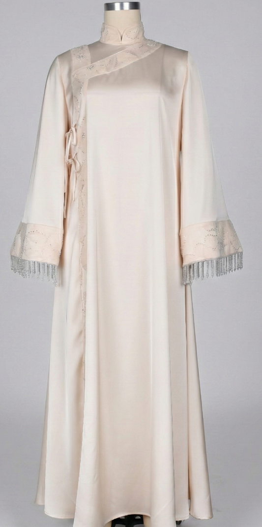 Robe longue Amaria Pearl élégante - Design Daslam Couture