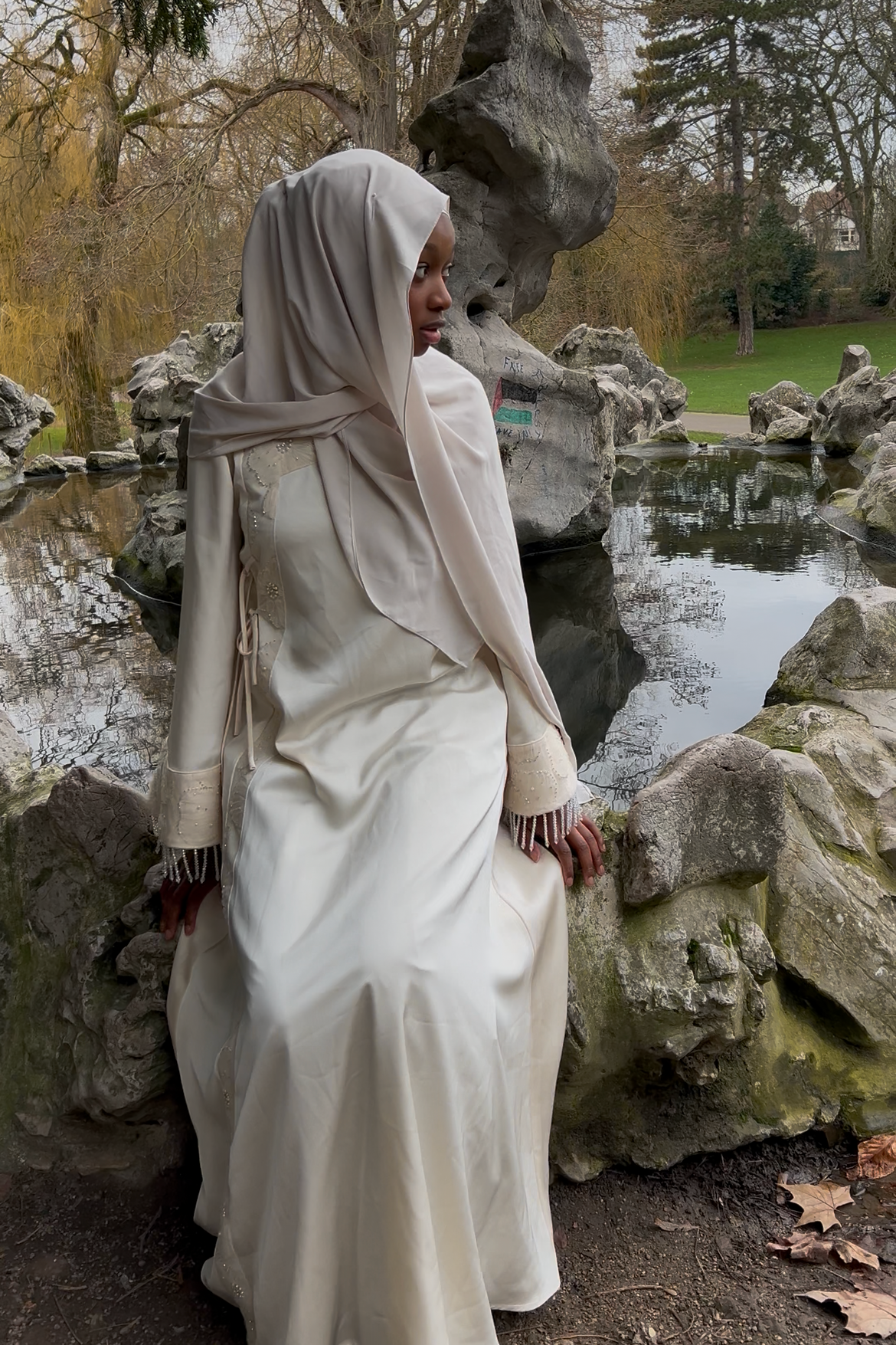 Design robe Amaria Pearl - Illustration mode